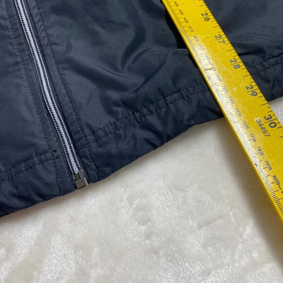 Nike 600‎ Mens Windbreaker Jacket Black & Gray XL Winter Warm - Picture 9 of 13